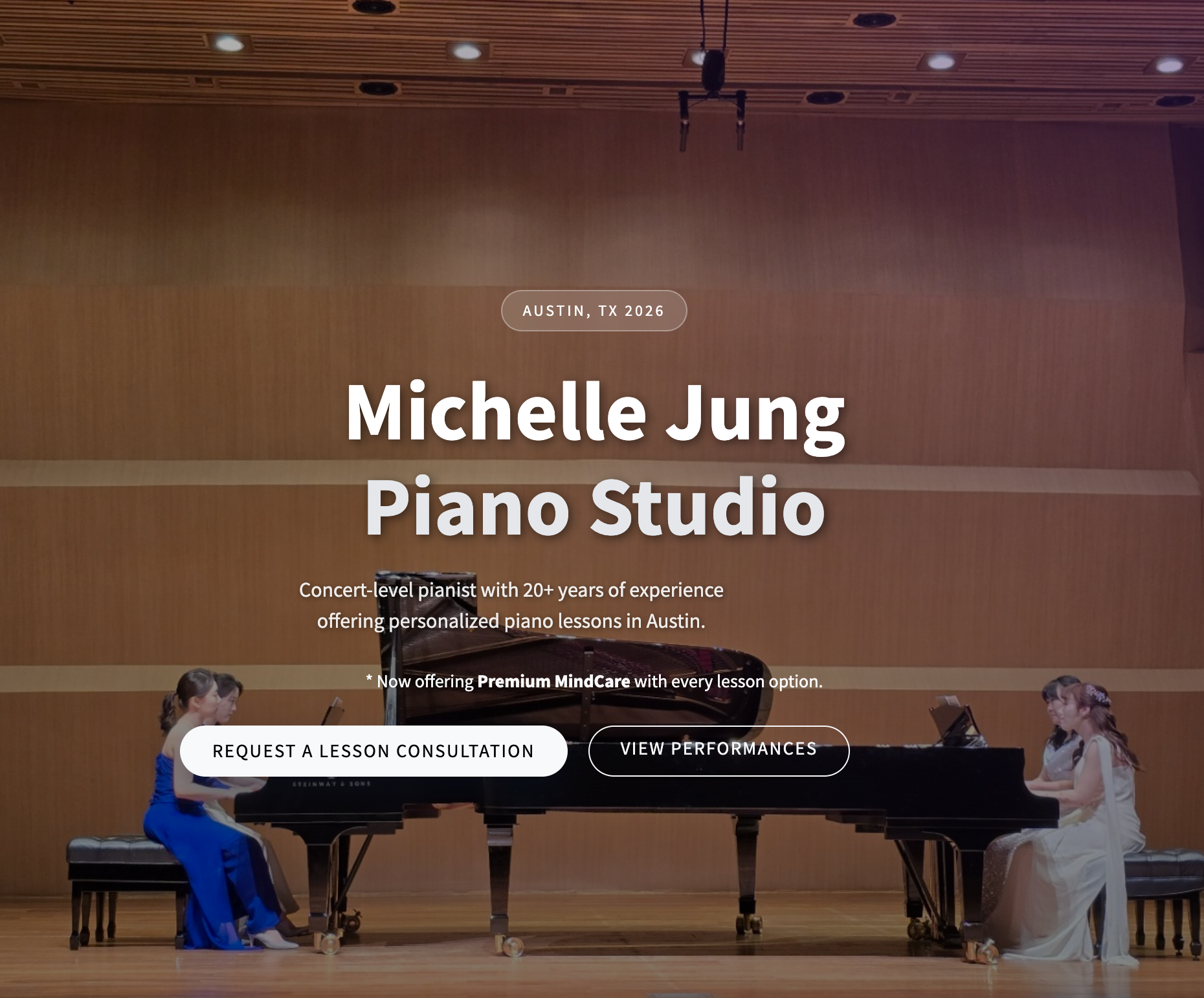 Piano Lesson Booking & MindCare